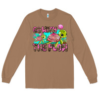 Toasted Coconut go with the flow Long Sleeve Tee - AdoDesignShop
