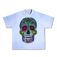 Grape Ice sugar skull Urban Heavy Tee - FaDigitalArtStudio