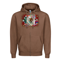 Chestnut mexico flag christmas Zipper Hoodie - AdoDesignShop