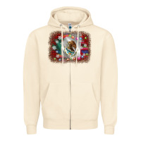 Sandshell mexico flag christmas Zipper Hoodie - AdoDesignShop