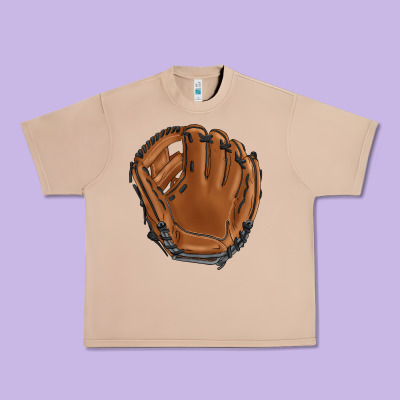 Baseball Glove Urban Heavy Tee Designed By Barkaloodesign