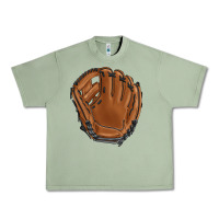 Oil Green baseball glove Urban Heavy Tee - BarkalooDesign