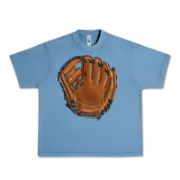 Pebble Blue baseball glove Urban Heavy Tee - BarkalooDesign