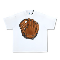 White baseball glove Urban Heavy Tee - BarkalooDesign