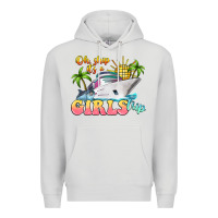 Dove Grey oh ship it's a girls trip Premium Hoodie - LillyAllenDesigns