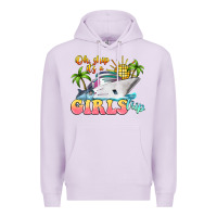 Lilac oh ship it's a girls trip Premium Hoodie - LillyAllenDesigns