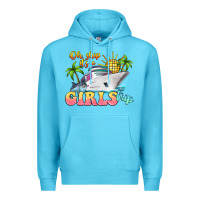 Ocean Blue oh ship it's a girls trip Premium Hoodie - LillyAllenDesigns