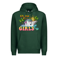 Sports Green oh ship it's a girls trip Premium Hoodie - LillyAllenDesigns