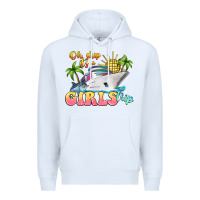 White oh ship it's a girls trip Premium Hoodie - LillyAllenDesigns
