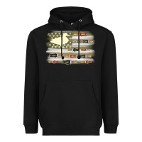 Black duck hunter flag Heavyweight Hoodie - MaliasSmallBusiness