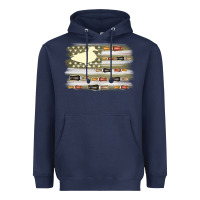Navy duck hunter flag Heavyweight Hoodie - MaliasSmallBusiness
