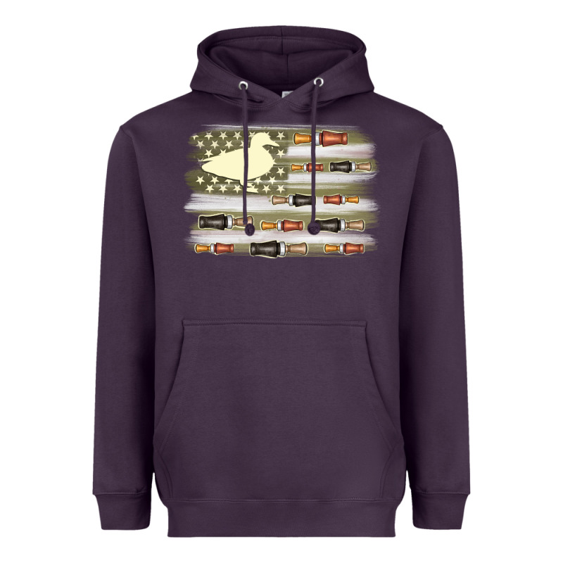 Duck Hunter Flag Heavyweight Hoodie by MaliasSmallBusiness | Teevron