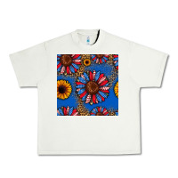 Pistachio usa sunflowers seamless pattern Urban Heavy Tee - HRA Design Shop