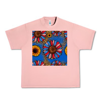 Salmon usa sunflowers seamless pattern Urban Heavy Tee - HRA Design Shop