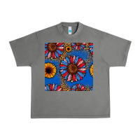 Tornado usa sunflowers seamless pattern Urban Heavy Tee - HRA Design Shop