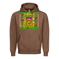 Chestnut mardi gras dude Zipper Hoodie - Artiststas