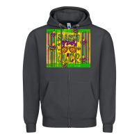 Smoke mardi gras dude Zipper Hoodie - Artiststas