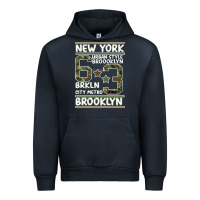 Navy Newyork Brooklyn Urban Hoodie - Bettercallsaul