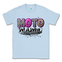 Dusty Blue moto mama Classic Tee - Artiststas
