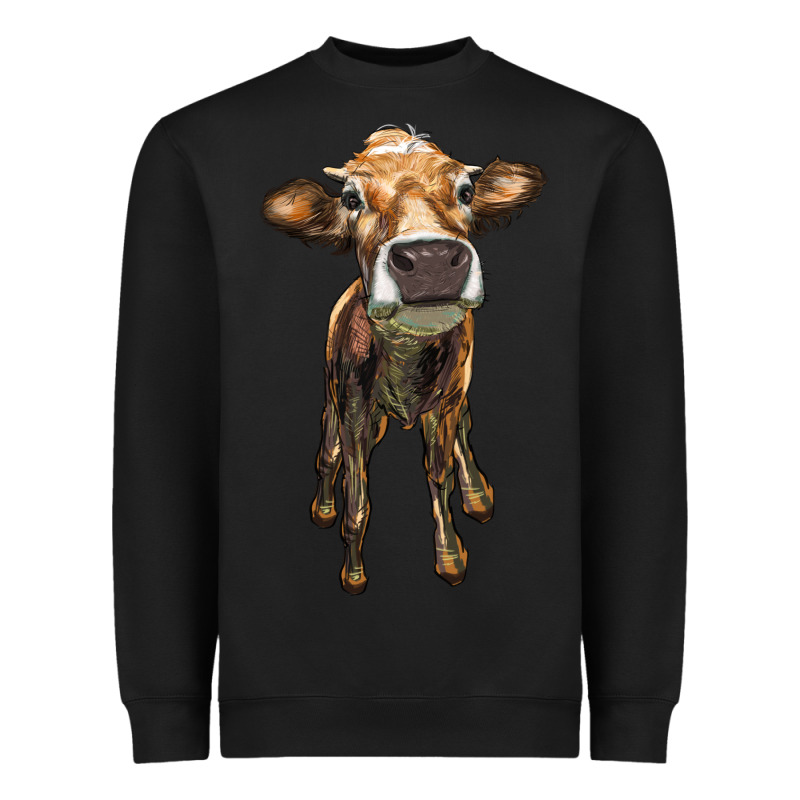 Heifer Cow Heavyweight Sweatshirt by RanaPortraitStore | Teevron