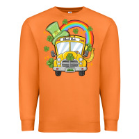 Carrot st. patrick's day school bus Premium Sweatshirt - MaliasSmallBusiness