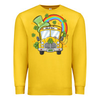 Lemon st. patrick's day school bus Premium Sweatshirt - MaliasSmallBusiness