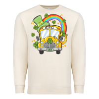 Sandshell st. patrick's day school bus Premium Sweatshirt - MaliasSmallBusiness