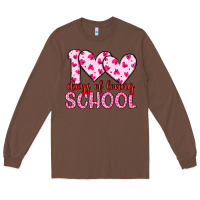 Chestnut 100 days of loving school Long Sleeve Tee - Artiststas