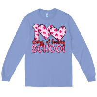 Colony Blue 100 days of loving school Long Sleeve Tee - Artiststas