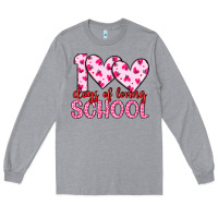 Heather Grey 100 days of loving school Long Sleeve Tee - Artiststas