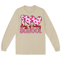 Mushroom 100 days of loving school Long Sleeve Tee - Artiststas