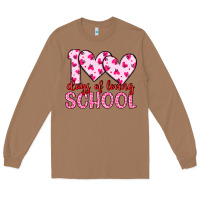 Toasted Coconut 100 days of loving school Long Sleeve Tee - Artiststas