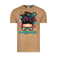 Vintage Camel small business messy bun Vintage Tee - Zillion Design Studio