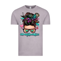 Vintage Zinc small business messy bun Vintage Tee - Zillion Design Studio