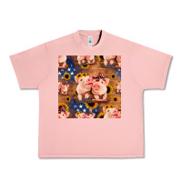 Salmon american pigs seamless pattern Urban Heavy Tee - HRA Design Shop