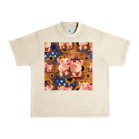 Sandshell american pigs seamless pattern Urban Heavy Tee - HRA Design Shop