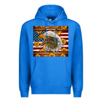 True Royal American Flag Eagle Tumbler Premium Hoodie - LillyAllenDesigns