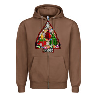Chestnut arrowhead christmas trees Zipper Hoodie - AdoDesignShop