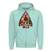 Seafoam arrowhead christmas trees Zipper Hoodie - AdoDesignShop