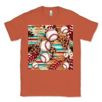 Copper baseball leopard cowhide turquoise seamless pattern Classic Tee - JahusDesignShop