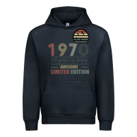 Navy Vintage 1970 Limited Edition 50 Years Of Being Awe Urban Hoodie - Bettercallsaul