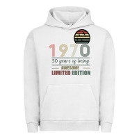 Pigment Lunar Rock Vintage 1970 Limited Edition 50 Years Of Being Awe Urban Hoodie - Bettercallsaul