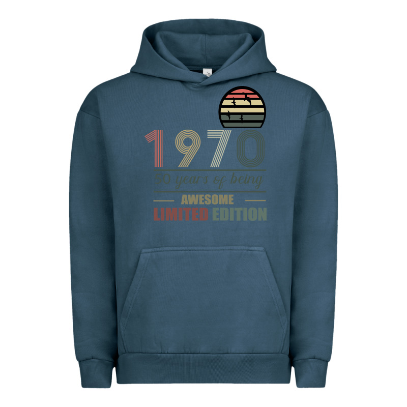 Vintage 1970 Limited Edition 50 Years Of Being Awe Urban Hoodie by Bettercallsaul | Teevron