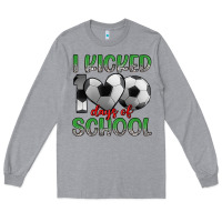 Heather Grey i kicked 100 days of school Long Sleeve Tee - Artiststas