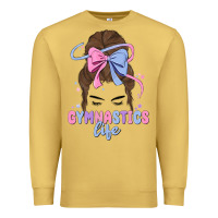 Antique Gold gymnastics life Premium Sweatshirt - MaliasSmallBusiness
