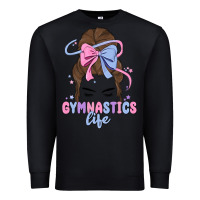 Black gymnastics life Premium Sweatshirt - MaliasSmallBusiness