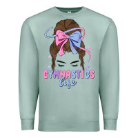Seafoam gymnastics life Premium Sweatshirt - MaliasSmallBusiness