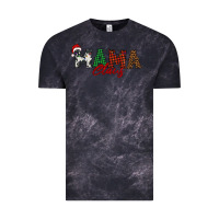 Cloud Black mama claus Vintage Tee - BarkalooDesign