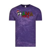 Cloud Purple mama claus Vintage Tee - BarkalooDesign