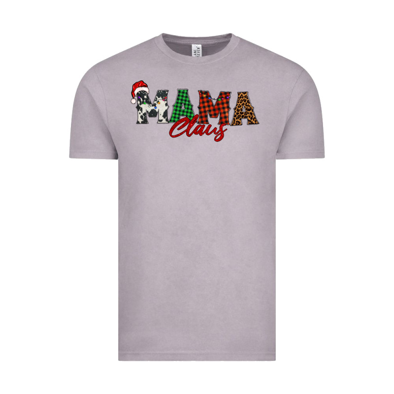 Mama Claus Vintage Tee by BarkalooDesign | Teevron
